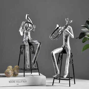 

Resin Model Statues Retro Abstract Characters Figurine Miniature Sculpture Home Decoration Desktop Home decoration accessories