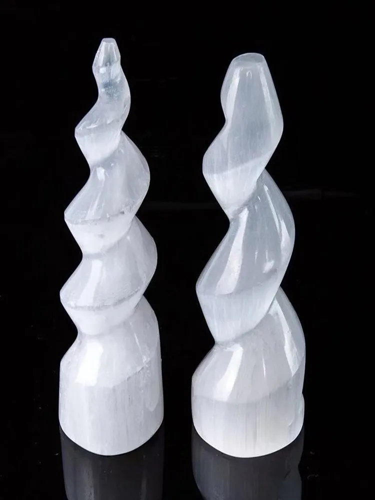 Spiral shape Morocco selenite crystals (4)