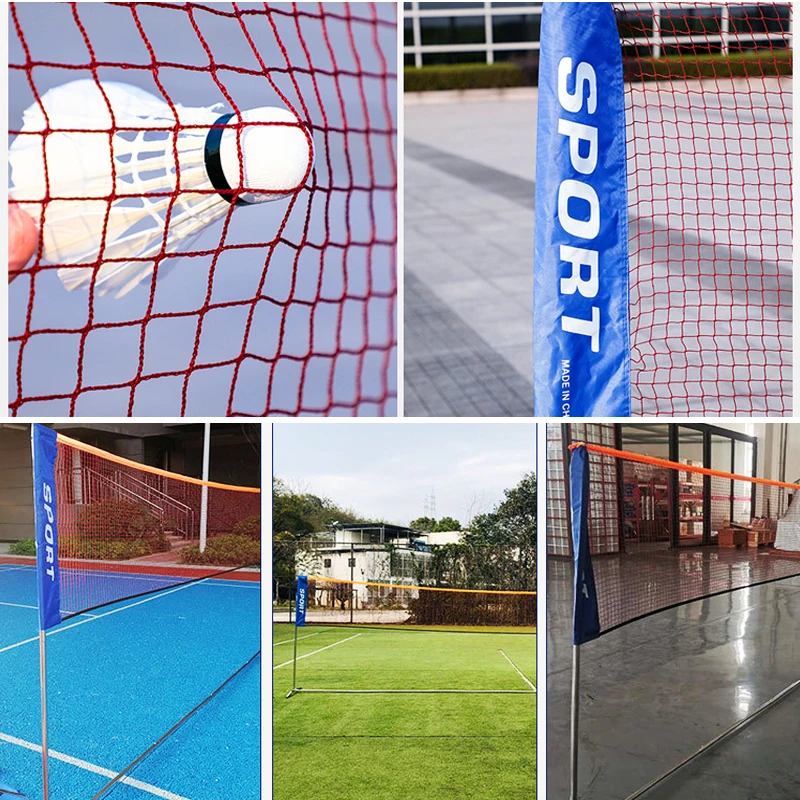 3.1m-6.1m Standard Professional Tennis Training Net Badminton Net Portable Home Outdoor Volleyball Exercise Tools Without Frame