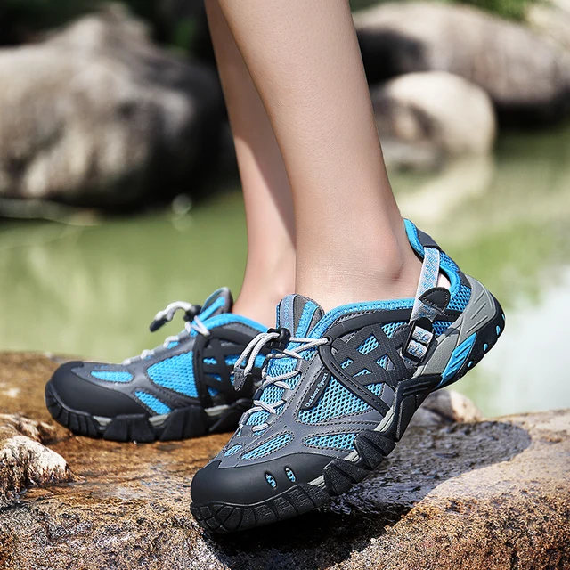 Women Summer Hiking Shoes Outdoor Sneakers Breathable Sport Shoes Big Size Hiking Sandals For Women Trekking Trail Water Sandals