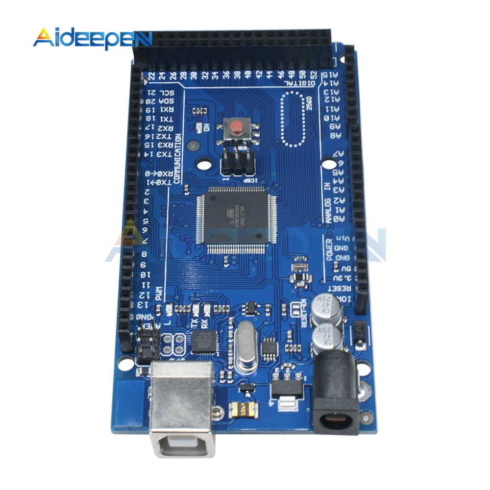 MEGA2560 R3 плата управления ATMEGA2560-16AU ATMEGA16U2 5 в 16 МГц модуль для Arduino с usb-кабелем