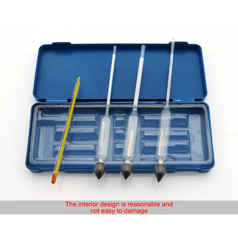 3 шт. винный Ареометр измерения алкоголя спиртомер спирт для Алкоголь тестер с