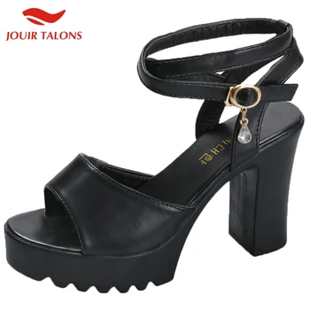 

Fashion Clearance Price Block High Heels Platform ankle-strap Women Sandals Summer Shoes Woman