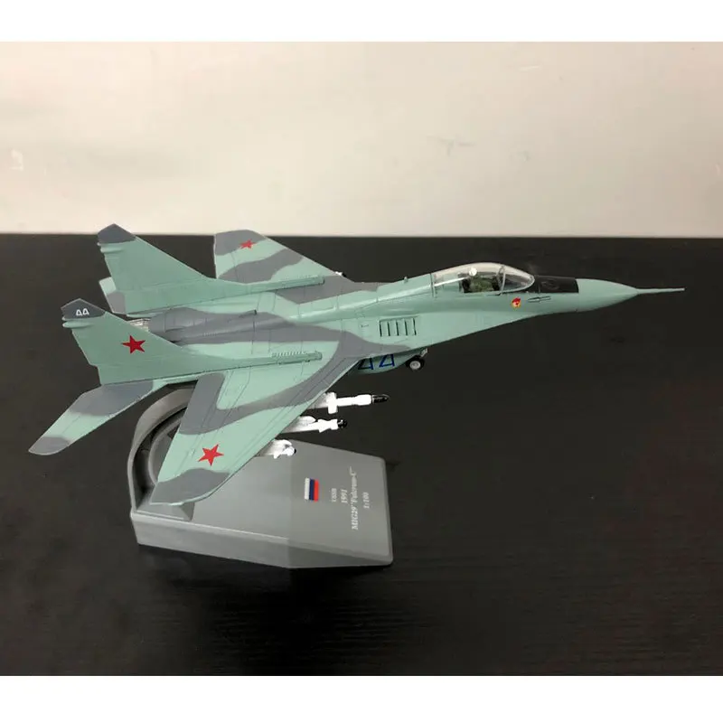 Amer военная модель 1: 100 MiG 29mig-29 фулкрум Истребитель модель самолета из сплава игрушка