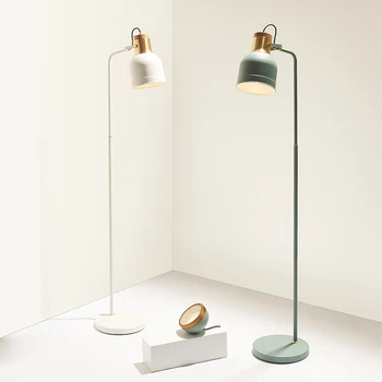 

Led Nordic floor lamp living room modern minimalist study reading lamp bedroom macarons floor standing table lamp