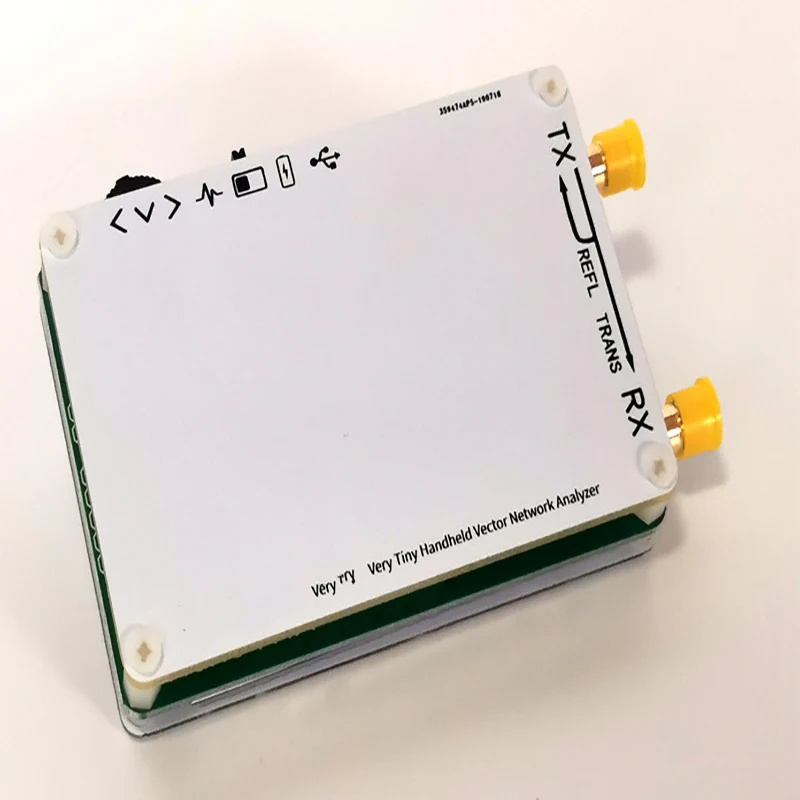 White NanoVNA Vector Network Analyzer Quick and Easy Connection To Mobile Network Antenna Shortwave MF HF VHF New
