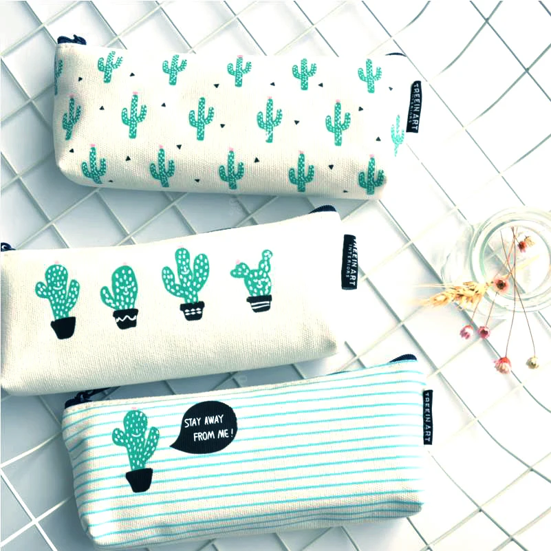 Милый чехол для школьной ручки тканевый пенал карандашей Etui A Crayons Cuir Stifte Tasche
