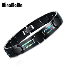 Модный магнитный браслет для здоровья, Роскошные красочные натуральные черные керамические браслеты для женщин и мужчин, ювелирные изделия