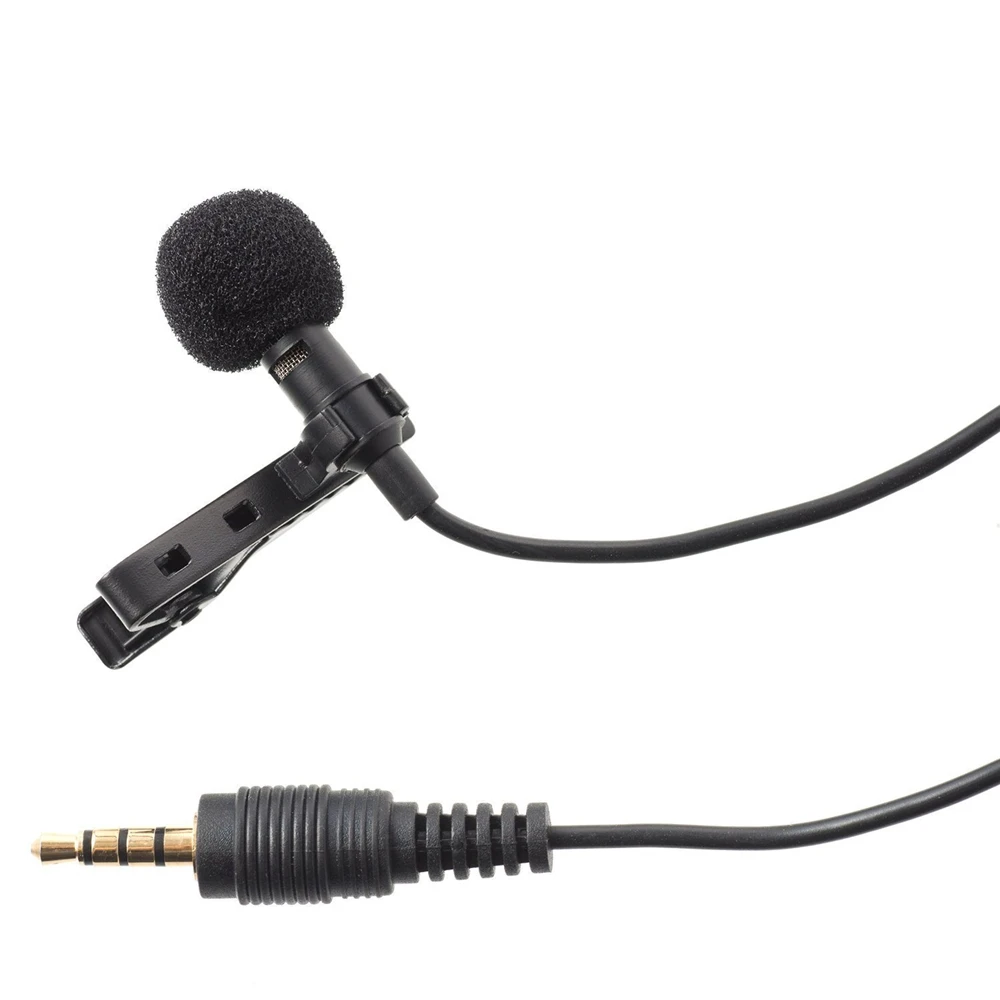 Мини стерео HiFi Качество звука петличный клип-на всенаправленный конденсаторный микрофон для смартфона мобильного телефона ПК