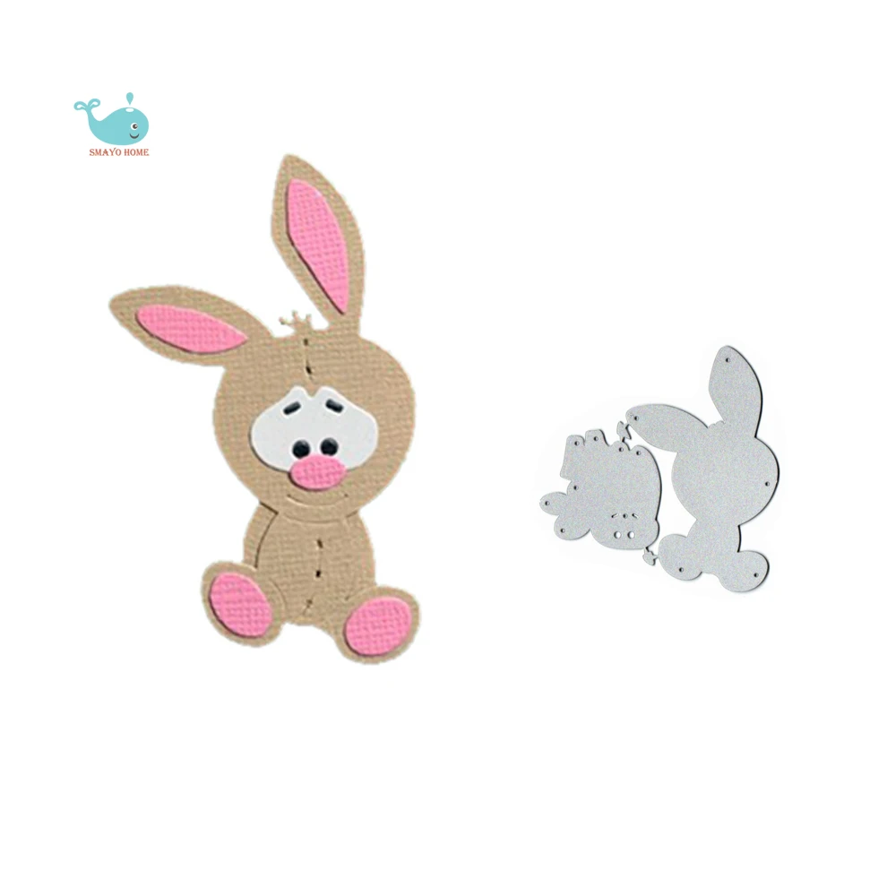 

Rabbit Craft Metal Cutting Dies Scrapbooking Stencil for Album Paper DIY Gift Card Decoration Embossing Dies New 2019