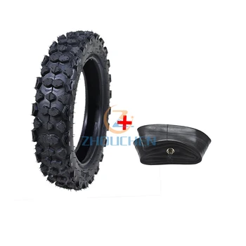 

80/100-10 3.00- 10" Tyre Tires + Tube Rear Back Knobby ATV Wheels For Karting Supermoto PIT PRO Trail Dirt Bike