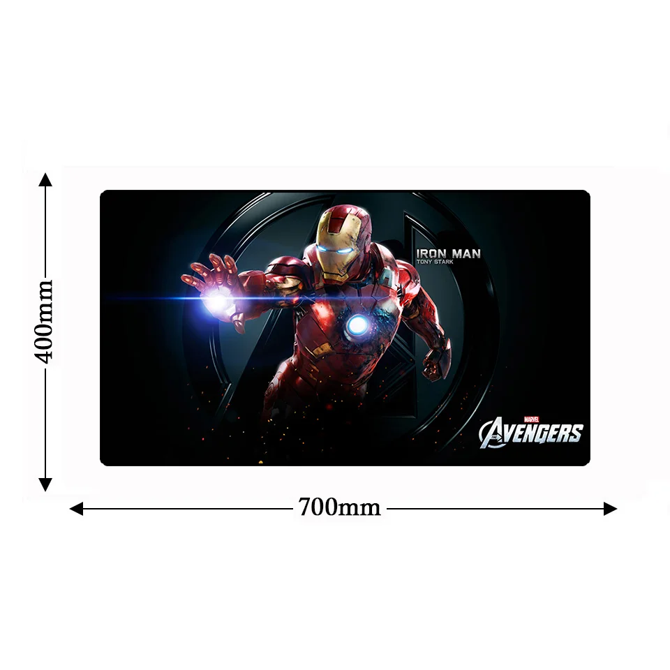 Натуральный резиновый нескользящий Avengerse Infinity War компьютерный коврик для мыши офисная настольная клавиатура для ноутбука Геймер 700*400 мм большой коврик для мыши - Цвет: 8