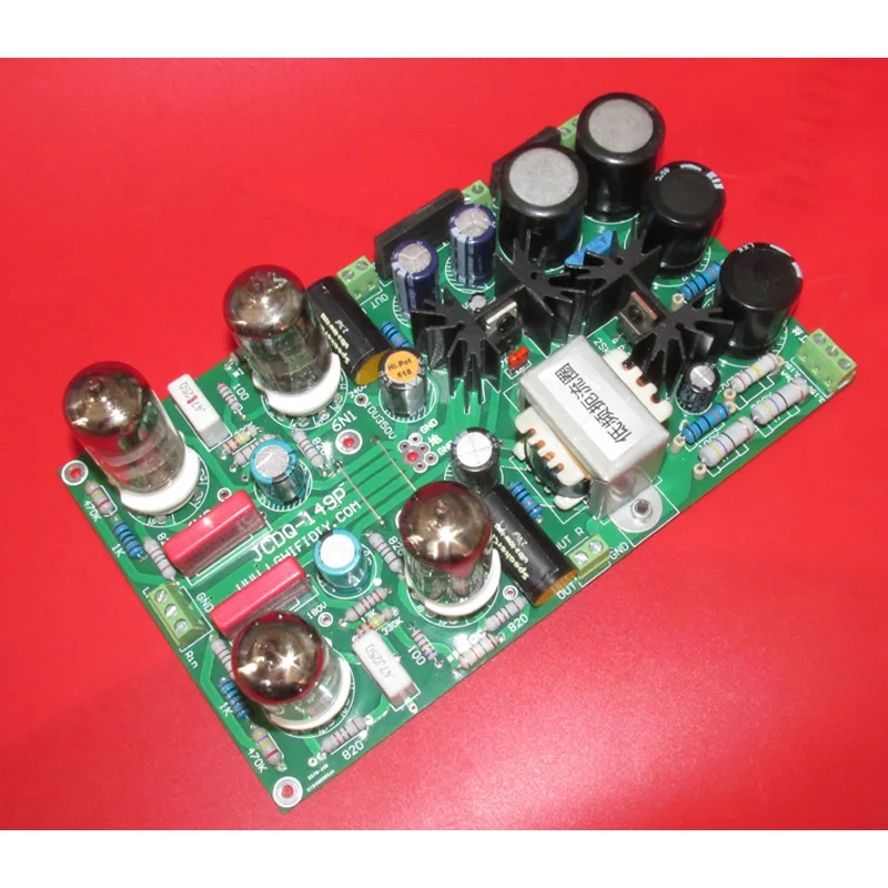 

6N3 SRPP+6N1 SRPP pre-amplifier board, field effect tube high-voltage electronic filtering, delayed power supply. Two-channel
