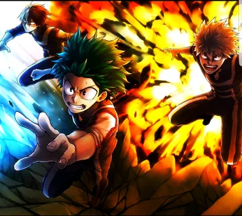 

My Hero Academia Anime Poster Illustration Picture Anime Wall Art Print Decor,20 x 28 Inches,No Frame