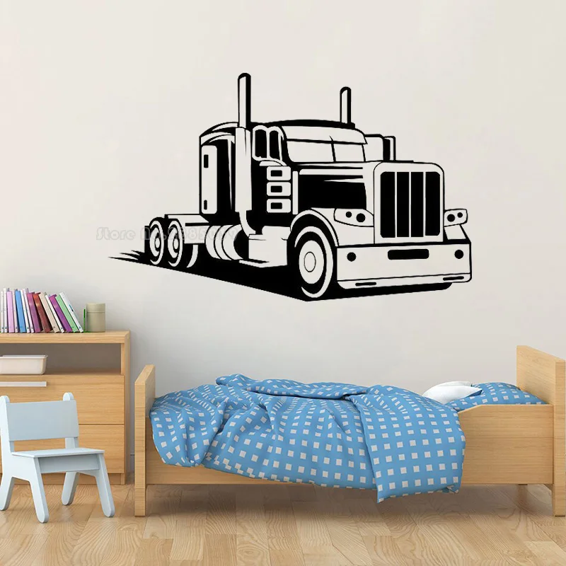 New Tractor Vinyl Decal wall decoration kids room shop 