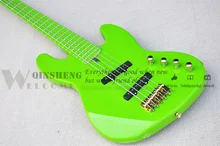 

Pre-customized electric guitar bass,5 strings jaz bass,ASH wood body red Tortoise shell pickguard active battery