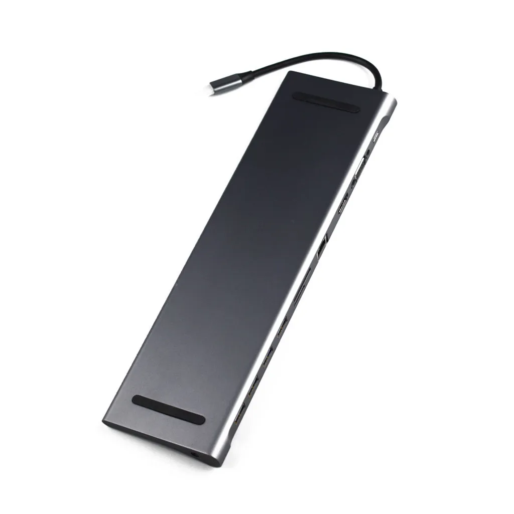 Ouhaobin 11 в 1 type-c концентратор HDMI адаптер usb type-c к HDMI VGA RJ45 адаптер с 3 x USB 3,0 портом