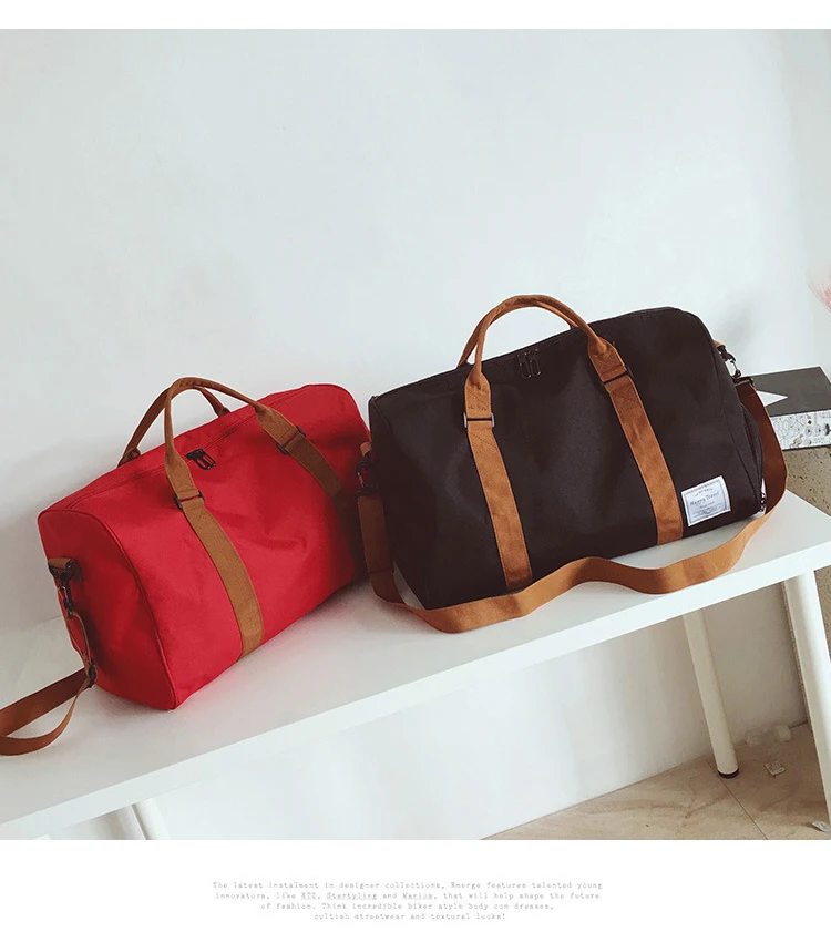 Wobag Большая вместительная Мужская Спортивная Фитнес-сумка для багажа Женская многофункциональная оксфордская Водонепроницаемая уличная дорожная сумка