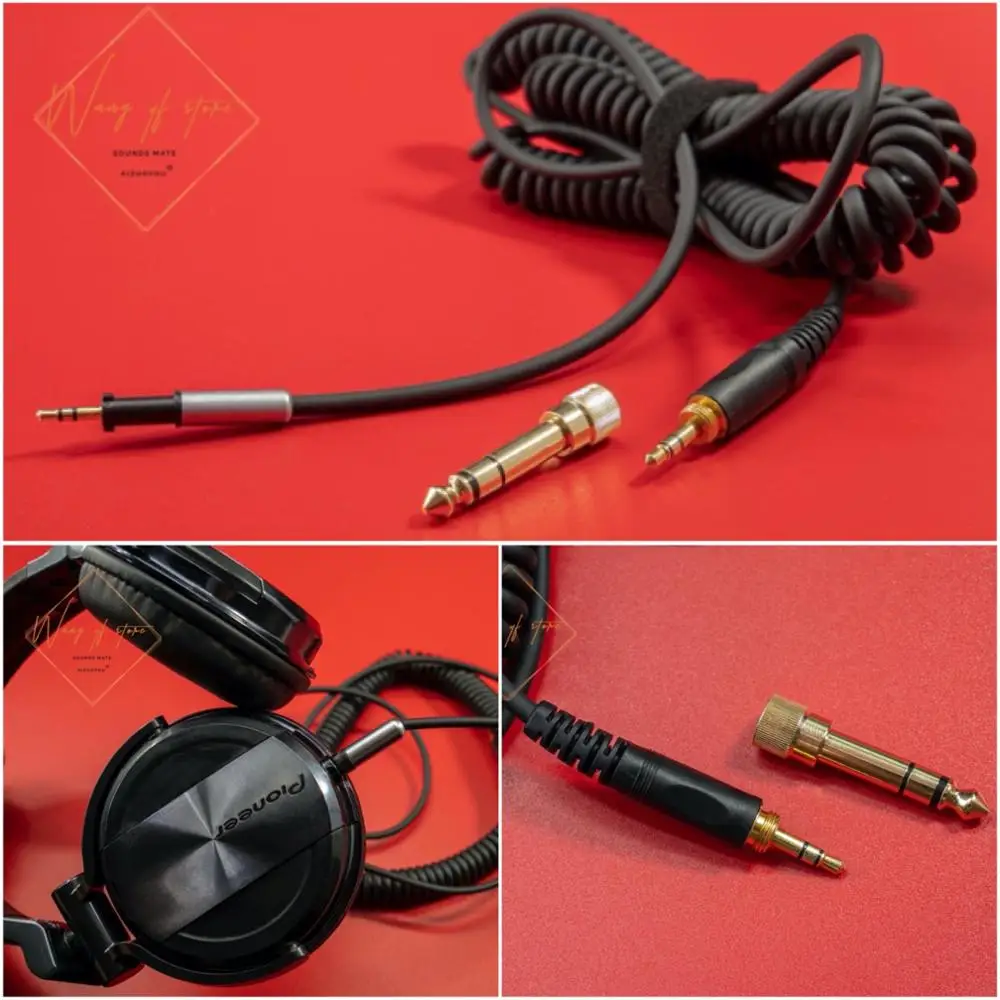 Audio del DJ Della Cuffia del Cavo del Cavo di Linea Spina Per Pioneer HDJ500 HDJ1500 HDJ 500 1500 - immagine 2
