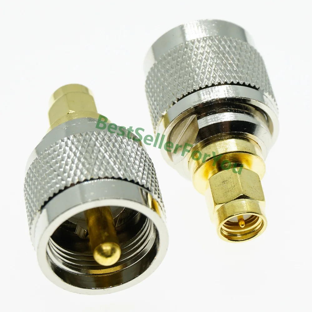 SMA male female TO N BNC SMA UHF RPSMA SO239 PL259 male female RF разъем адаптера тестовый конвертер - Цвет: 1Pcs SMA UHF-JJ