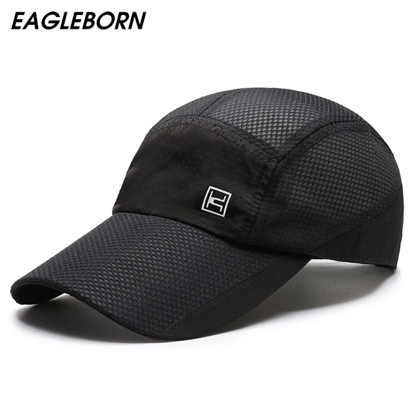

New Fashion Summer Baseball Cap Thin Fashionable Man Hat Sports Sweat-absorbent Baseball Cap Dad Hat Mesh Sun Hats Women Caps