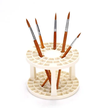 

Paint Brush Pen Holder Pen Rack Display Stand Support Holder for Paint Brush Pens Holder for Painting Stationery Supplies