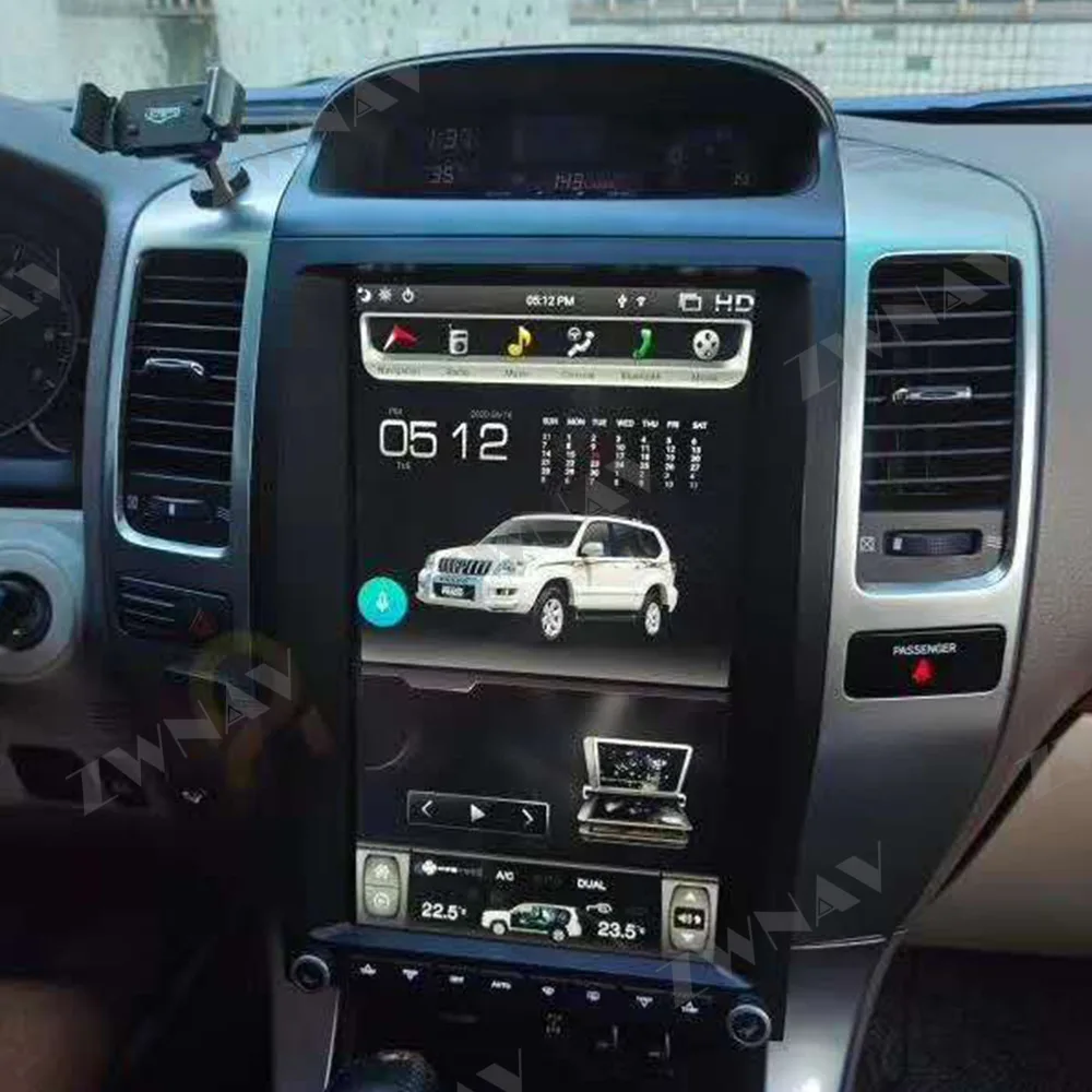 Автомобильный мультимедийный плеер 13 6 дюймов Android 9 4 + 64 ГБ для Lexus GX470/Toyota Land Cruiser
