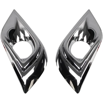 

Fit for Nissan Murano 2014-2018 Chrome Car Front Fog Light Lamp Cover Trim Trims ABS