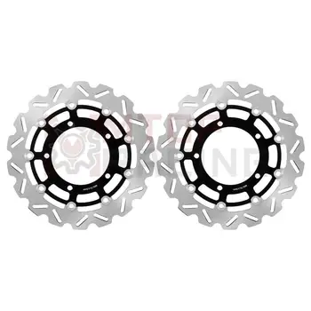 

Pair Front Brake Rotor Discs For Suzuki GSX650F ABS 2008-2014 GSR750 2011-2014 DL1000 V-STROM 2014-2018 GSF1200 BANDIT 2006-2019