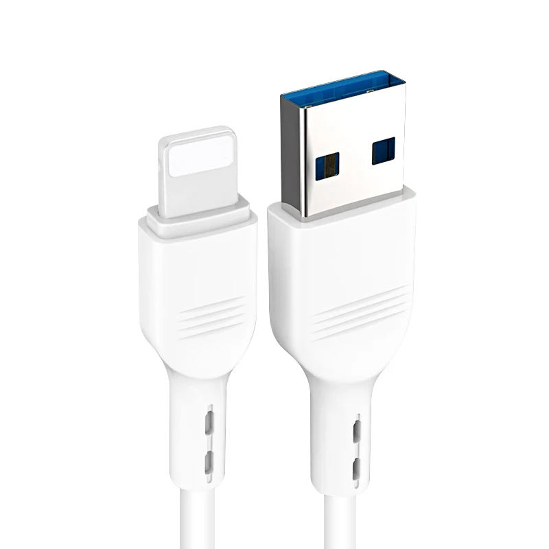 USB Cable For iPhone Charger Fast Data Charging Mobile Phone Cable For iPhone Xs Max Xr X 11 8 7 6 6S 5 5S iPad Wire Cord - Цвет: Белый