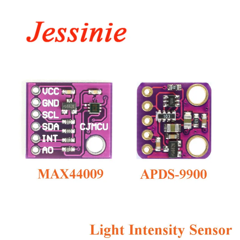 MAX44009 APDS-9900 Ambient Light Sensor Intensity Module Proximity Ranging Digital Output | Электронные компоненты и
