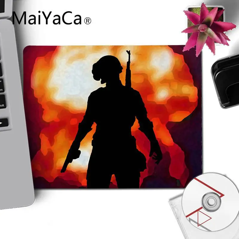 No LockEdge 25x29cm MaiYaCa Pubg офисные мыши геймер мягкий коврик для мыши Противоскользящий прочный силиконовый компьютерный коврик - Цвет: No LockEdge 25x29cm