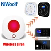 2022 indoor wireless siren 433MHz strobe siren alarm and tuya wifi Light Siren Alarm 100dB for our tuya wifi gsm alarm system ► Photo 3/6