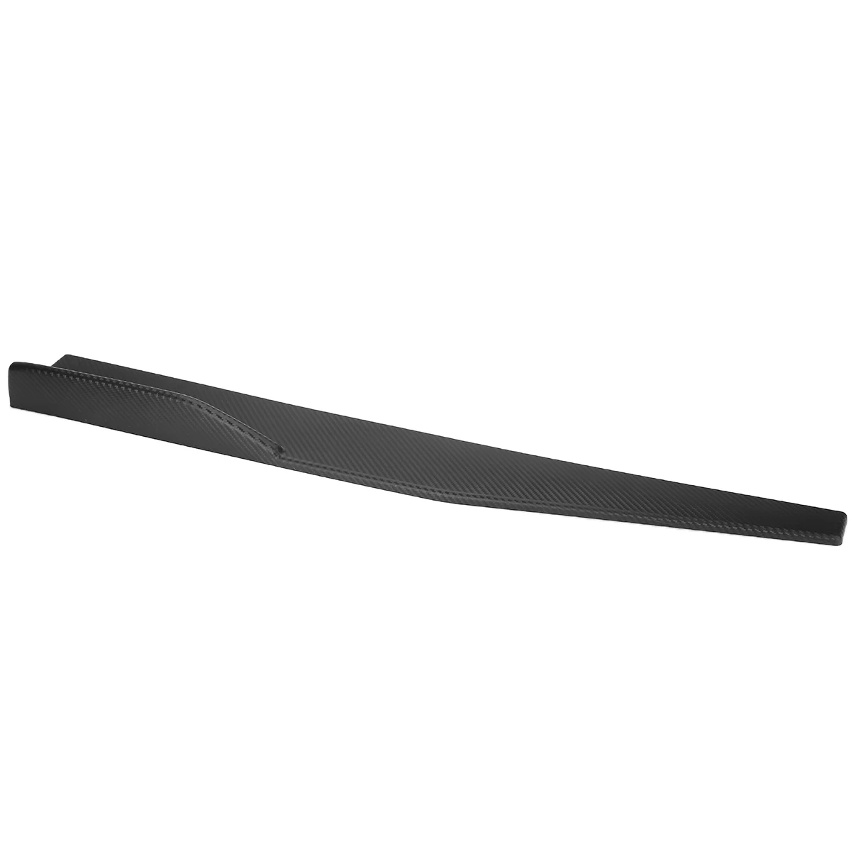 2pcs 74.5cm Car Universal Carbon Fiber Modified Car Body Side Skirt Rocker Splitters Anti-Scratch Winglet Wings Bumper