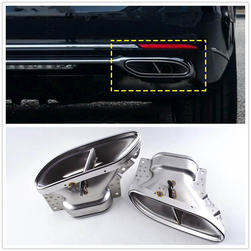

For 2018+ S Class Maybach Rear Tail Exhaust Pipe Tipes A