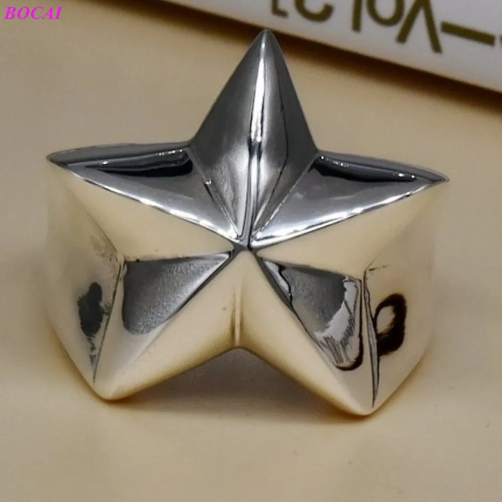 Мужские серебряные кольца BOCAI S925 новое модное популярное ювелирное изделие в