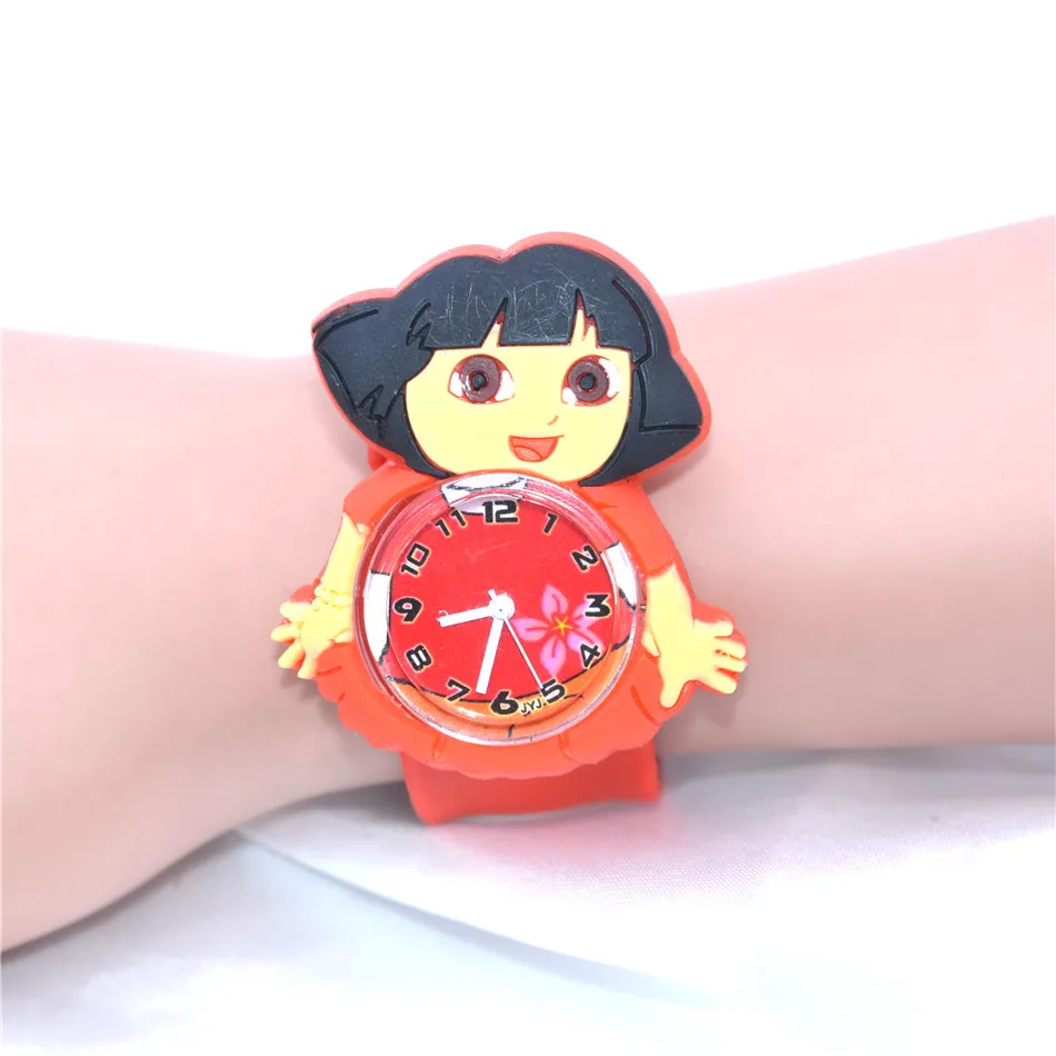 New Silicone Candy Infant Watch Girls Clock Fashion Kids Watches Children Wristwatch Cartoon Quartz Watch