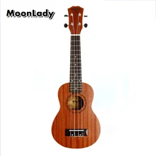 

21 Inches Ukulele Handmade Sapele Mahogany Wooden Music Instrument Ukulele Four-String Small Guitar for Beginner