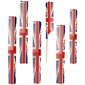 

6 pcs Hairdressing Combs Plastic Detangling Styling Professional Barber Combs Fine Coarse Combs for Salon Home