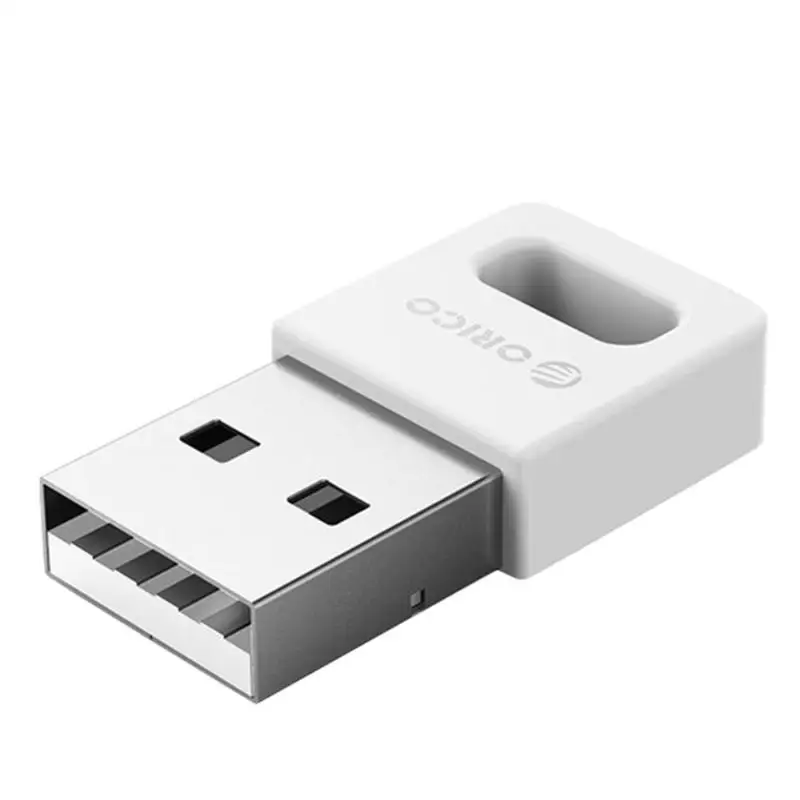 ORICO беспроводной usb-адаптер Bluetooth 4,0 Bluetooth ключ aptX музыкальный звуковой приемник адаптер Bluetooth передатчик для компьютера - Цвет: Белый