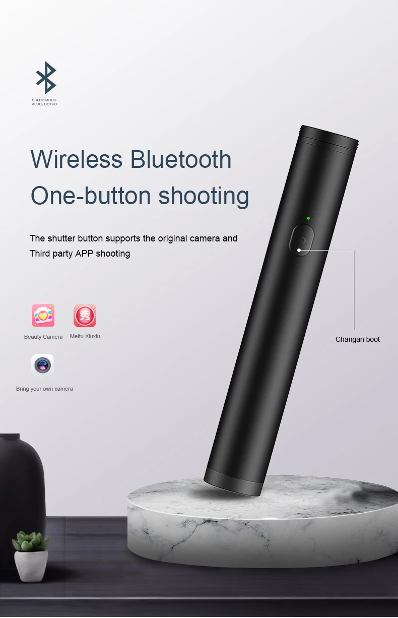 Селфи-Палка с Bluetooth, Выдвижной Штатив-Трипод для селфи палка с Беспроводной пульт дистанционного управления для IPhone XR/XS/8 Plus/7, Android, более
