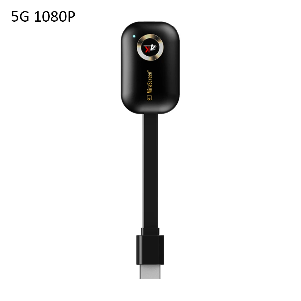 5G 1080P Mira экран G9 2,4G 5G 4K беспроводной HDMI Android Tv Stick Miracast Airplay приемник Wifi ключ зеркальный экран стример литой - Цвет: 5G 1080P