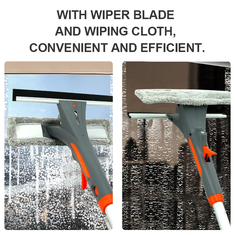 US $39.79 East Five Sections Spray Glass Cleaning Brush Can Be Combined Freely Window Cleaner House Cleaning Helper