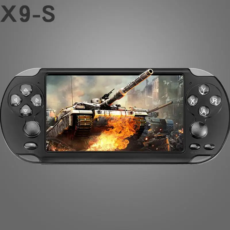 

Game Consoles Handheld X9-S PSP 8GB Player Built-in Rechargeable Battery 3D Surround More Than 10000 Games 5.1'' Portable