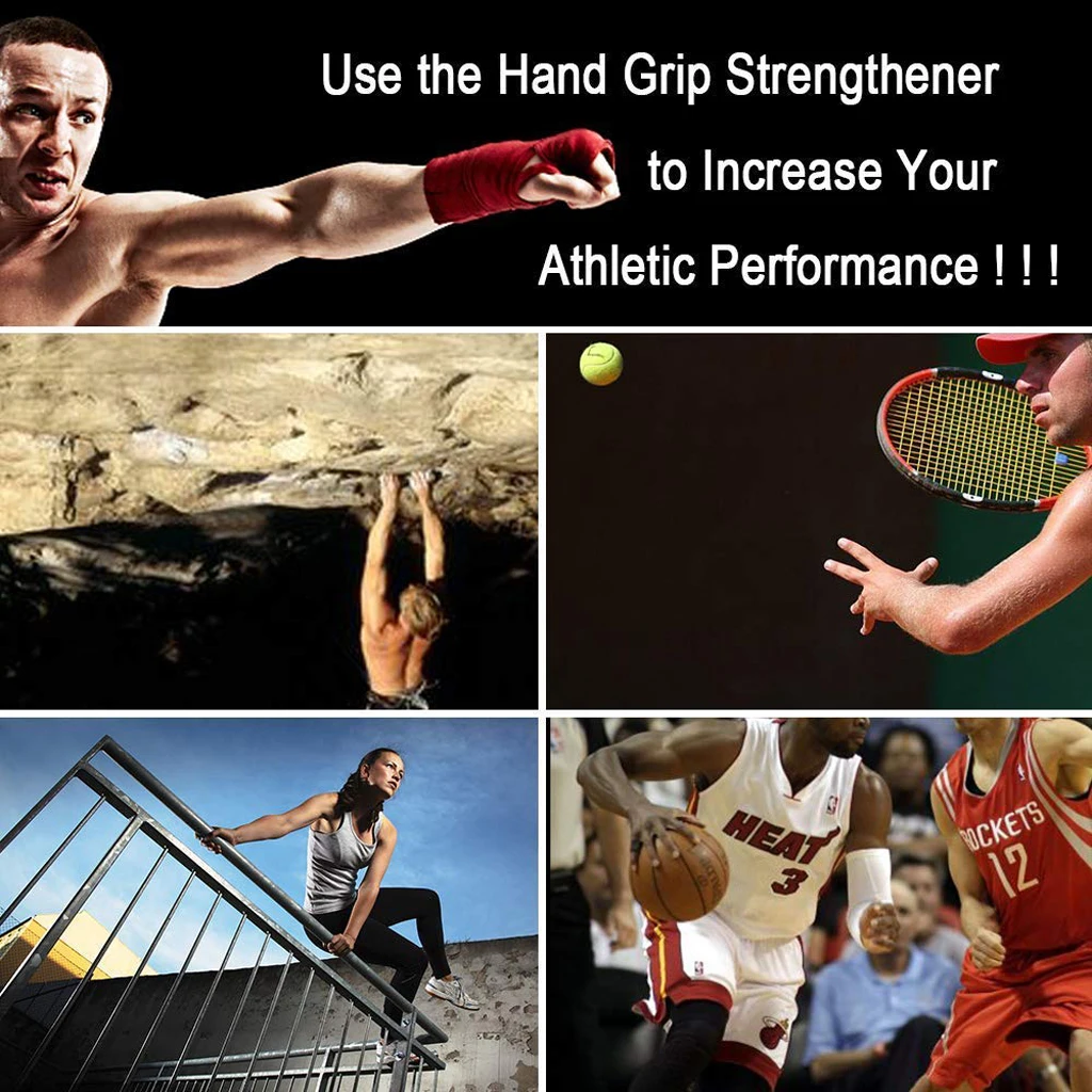 REXCHI 100-300LBS Тренажерный Зал Фитнес рукоятка для мужчин регулируемый палец тяжелый тренажер Сила восстановления мышц ручной захват тренажер