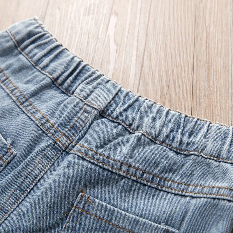 Юбки для девочек; Новая летняя юбка-брюки; короткая детская одежда; юбки для маленьких девочек; милые детские джинсовые юбки Modis на пуговицах