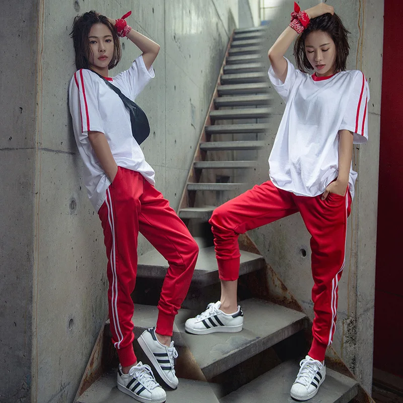

Fitness Running Sports WOMEN'S Suit New Style Spring And Summer Beginners Fashion Loose-Large Size Online Celebrity Yoga Clothin