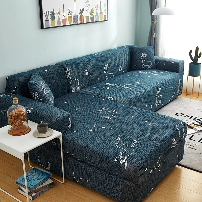 

Sofa Cover Geometric Couch Cover Elastic Sofa Cover for Living Room Pets Corner L Shaped Chaise Longue Sofa Slipcover 1PC