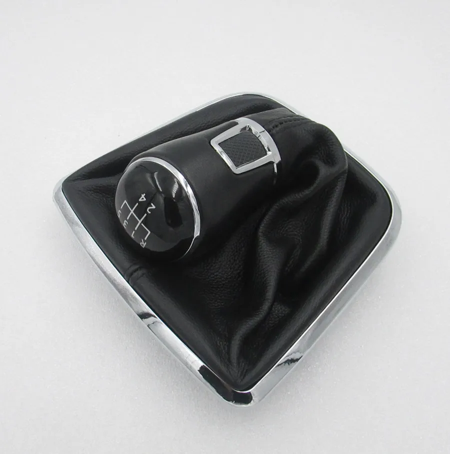 Рычаг переключения передач из натуральной кожи для Jetta Santana 13 15|gear shift collars|shift
