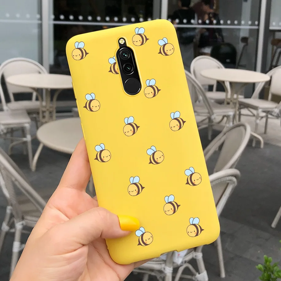 Ốp Lưng Dẻo Cho Xiaomi Redmi 8 Ốp Lưng Silicone Fundas Lưng Điện Thoại Cho Redmi8 Ốp Lưng Sunlower Trái Tim Bé Gái Ốp Lưng Cho nồi Cơm Điện Từ Redmi 8 xiaomi leather case chain